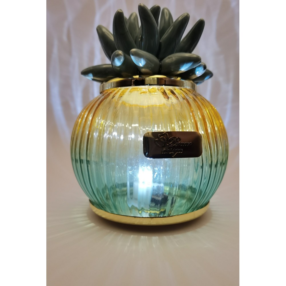 Lampada con fiore